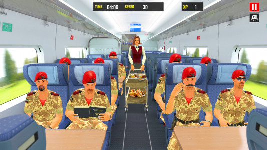 اسکرین شات بازی US Army Transport Train Games 4