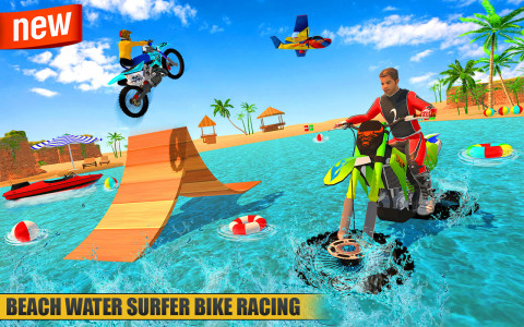 اسکرین شات بازی Motor Bike Water Surfer Games 4