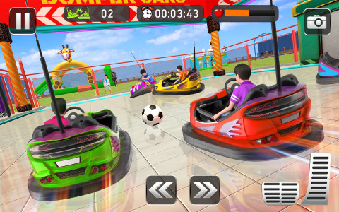 اسکرین شات برنامه Bumper Car Crash Racing Games 2