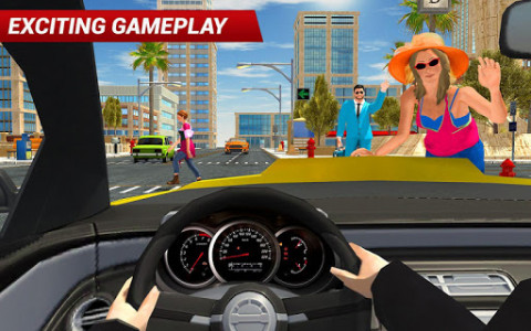 اسکرین شات بازی City Taxi Driving Cab 2020: Crazy Car Rush Games 2
