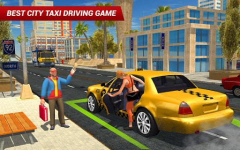 اسکرین شات بازی City Taxi Driving Cab 2020: Crazy Car Rush Games 1