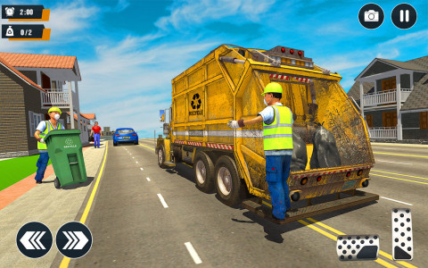اسکرین شات برنامه Real Garbage Truck Simulator 6
