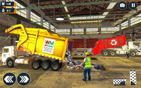 اسکرین شات برنامه Real Garbage Truck Simulator 4