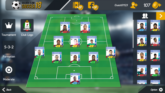 اسکرین شات بازی Golden Team Soccer 18 5