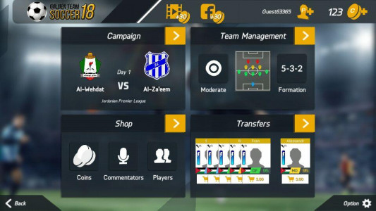 اسکرین شات بازی Golden Team Soccer 18 6