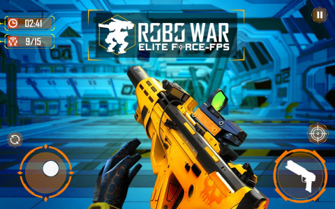 اسکرین شات بازی Real Robots War Gun Shoot 3D 2