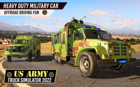 اسکرین شات بازی US Army Truck Driver Simulator 2