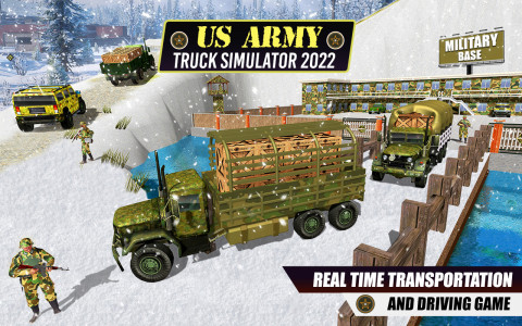اسکرین شات بازی US Army Truck Driver Simulator 3