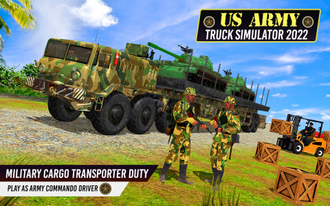 اسکرین شات بازی US Army Truck Driver Simulator 4