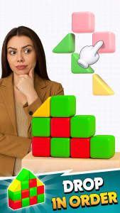 اسکرین شات 1 بازی Drop Shape Puzzle