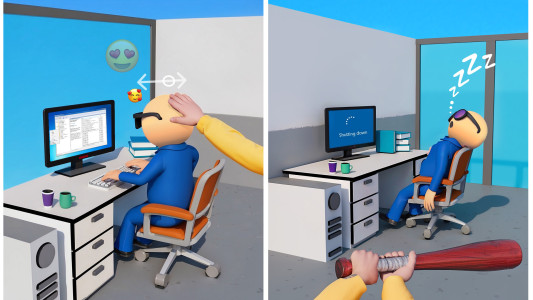 اسکرین شات 2 بازی Crazy Police Slap - Smash Cops