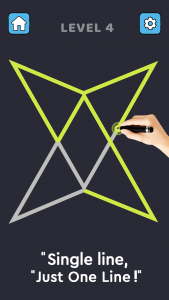 اسکرین شات بازی Single Line Puzzle Drawing 4