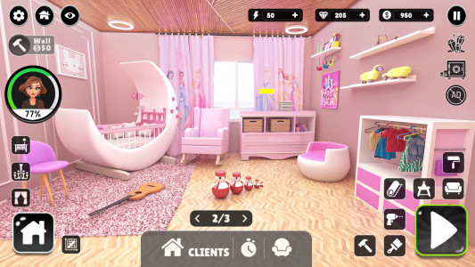 اسکرین شات بازی Home Design Makeover 3D Game 2