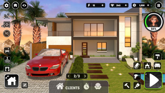 اسکرین شات بازی Home Design Makeover 3D Game 1