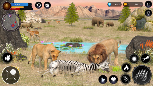 اسکرین شات بازی Lion Simulator Wild Lion Games 2