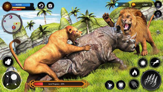 اسکرین شات بازی Lion Simulator Wild Lion Games 3