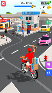 اسکرین شات بازی Delivery Boy Bicycle Game 3