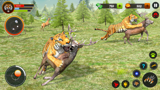 اسکرین شات بازی Tiger Games Wild Animal Games 7