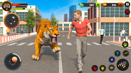 اسکرین شات بازی Tiger Games Wild Animal Games 3