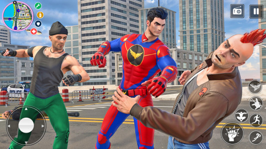 اسکرین شات 2 بازی Flying Superhero: Vegas Hero
