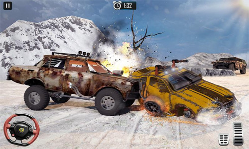 اسکرین شات بازی Mad Car War Death Racing Games 7