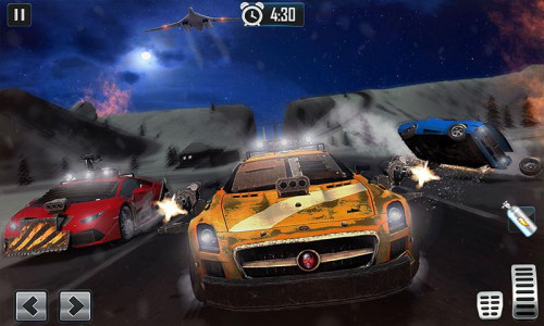 اسکرین شات بازی Mad Car War Death Racing Games 2