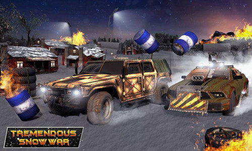 اسکرین شات بازی Mad Car War Death Racing Games 4