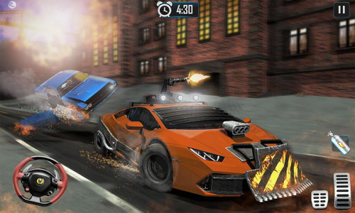 اسکرین شات بازی Mad Car War Death Racing Games 6