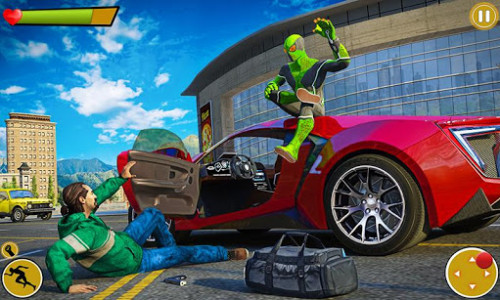 اسکرین شات برنامه Frog Ninja Hero Gangster Vegas Superhero Games 5