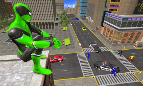 اسکرین شات برنامه Frog Ninja Hero Gangster Vegas Superhero Games 4