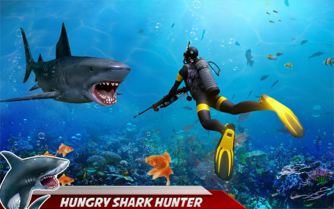 اسکرین شات بازی Angry Shark Wild Animal Hunter 1