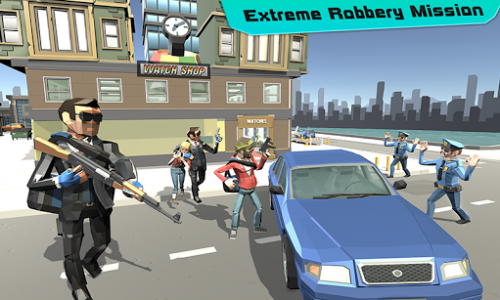 اسکرین شات بازی Supermarket Robbery Crime City Mafia Robbery Games 3