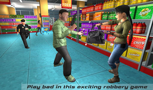 اسکرین شات بازی Supermarket Robbery Crime City: FPS Shooting Games 7