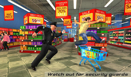 اسکرین شات بازی Supermarket Robbery Crime City: FPS Shooting Games 6