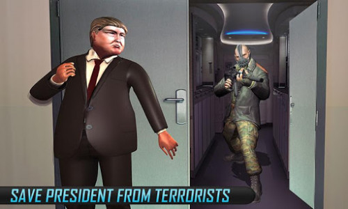 اسکرین شات بازی President Airplane Hijack Secret Agent FPS Game 3