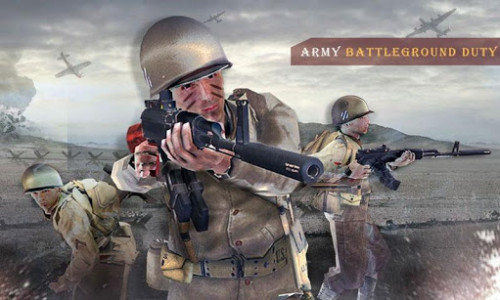 اسکرین شات بازی US Army WW2 Battlegrounds Call Of World War 2 Game 1