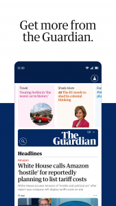 اسکرین شات برنامه The Guardian - Live World News 2