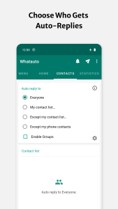 اسکرین شات 2 برنامه Whatauto - Auto Reply