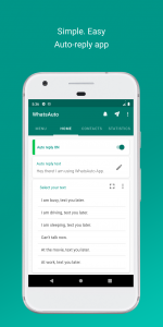 اسکرین شات برنامه WhatAuto - Reply App 1