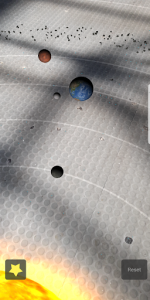 اسکرین شات برنامه Solar System AR ( ARCore ) 3