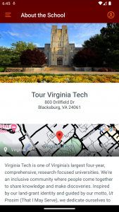 اسکرین شات برنامه Virginia Tech Hokies on Track 2