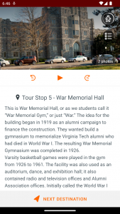 اسکرین شات برنامه Virginia Tech Hokies on Track 3