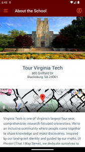 اسکرین شات 2 برنامه Virginia Tech Hokies on Track