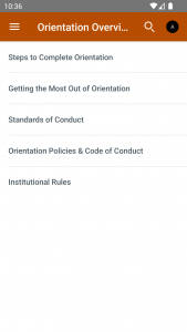 اسکرین شات 3 برنامه UT Austin Orientation