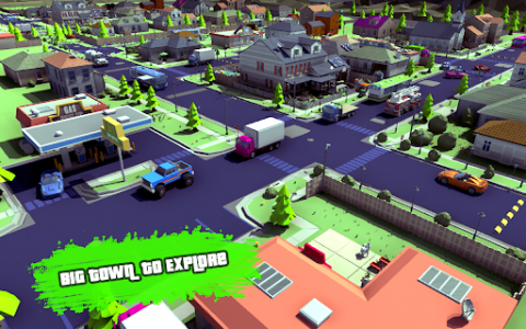 اسکرین شات بازی Grand City Theft War: Polygon Open World Crime 3