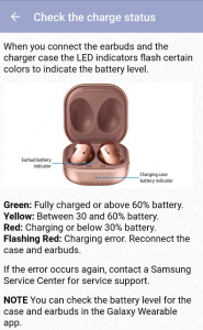 اسکرین شات برنامه Galaxy Buds Live Guide 2