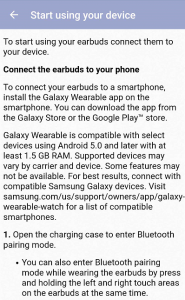 اسکرین شات برنامه Guide for Galaxy Buds Live 3