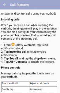 اسکرین شات برنامه Galaxy Buds Live Guide 4