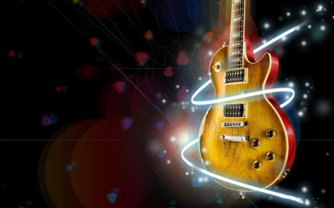 اسکرین شات برنامه Guitar Wallpaper HD 🎸 Cool Moving Backgrounds 7