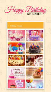 اسکرین شات برنامه Happy Birthday Gif & Images 6